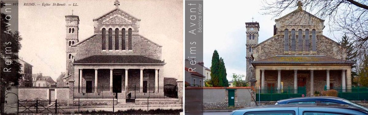 Archives de  ReimsAvant :  L’église Saint-Benoit