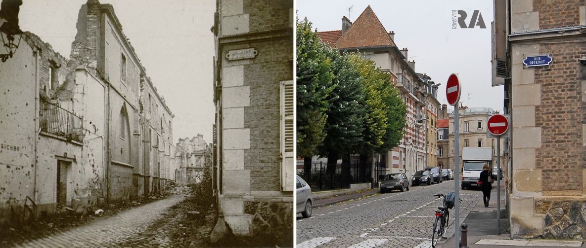 Rue de l’Isle, façade principale de l’ancienne abbaye des Cordeliers