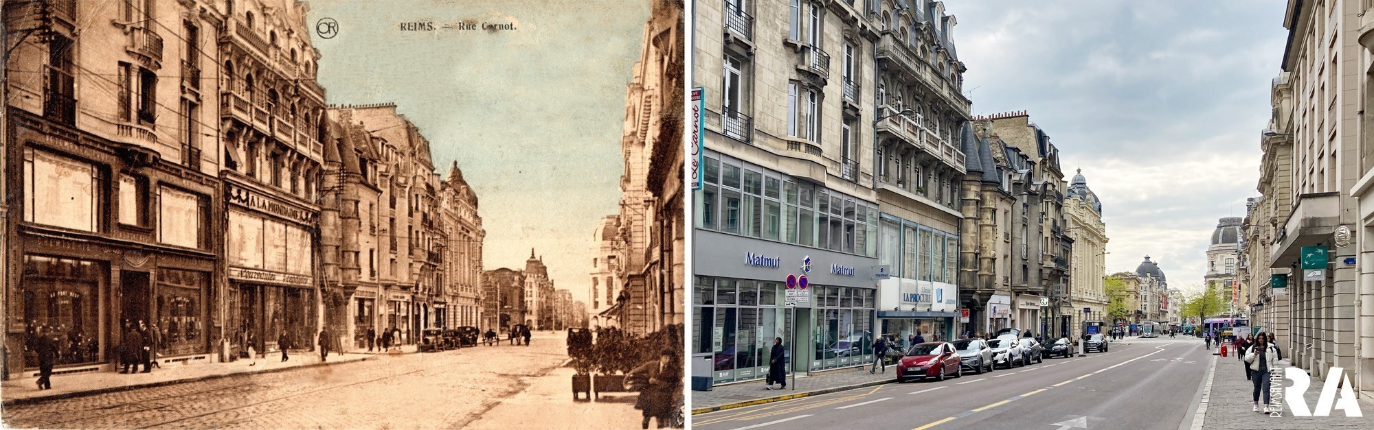 La rue Carnot en 1937