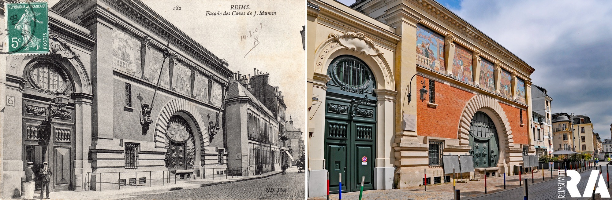 Les caves Mumm, 3 cartes d’avant la Grande Guerre