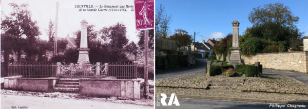 Le monument aux morts de Courville