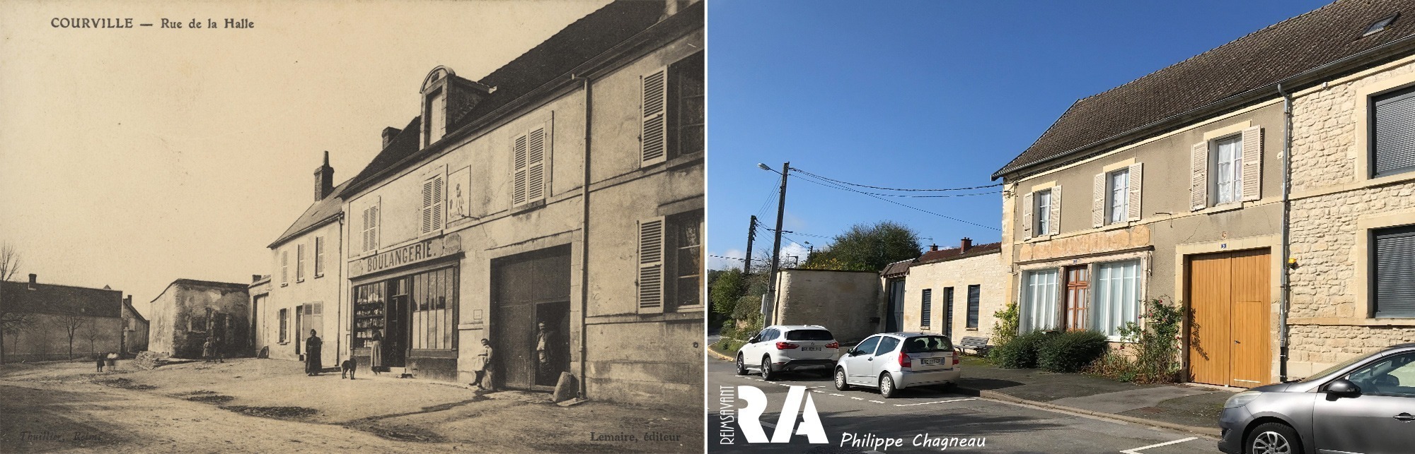 Courville, rue de la Halle