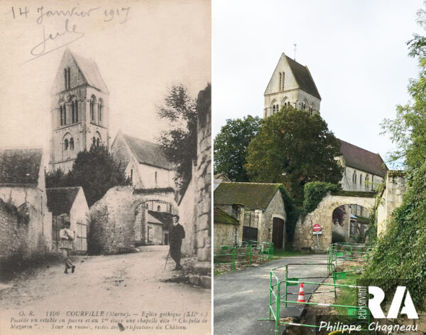 Courville, l'église