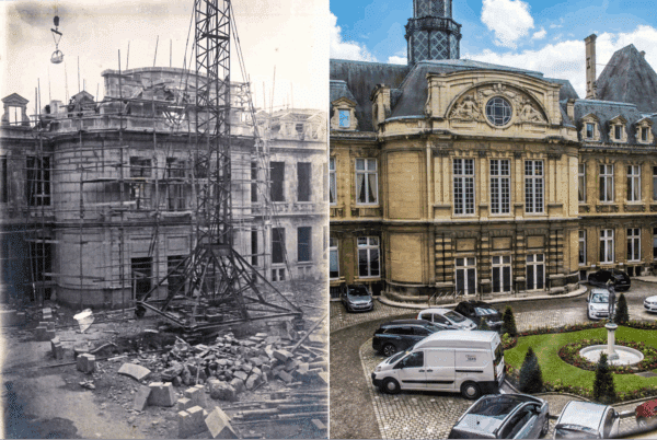 La cour d'honneur de l'hôtel de Vile