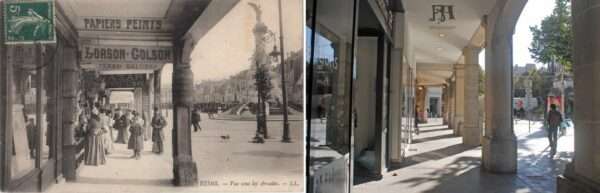 Les arcades avant la grande guerre