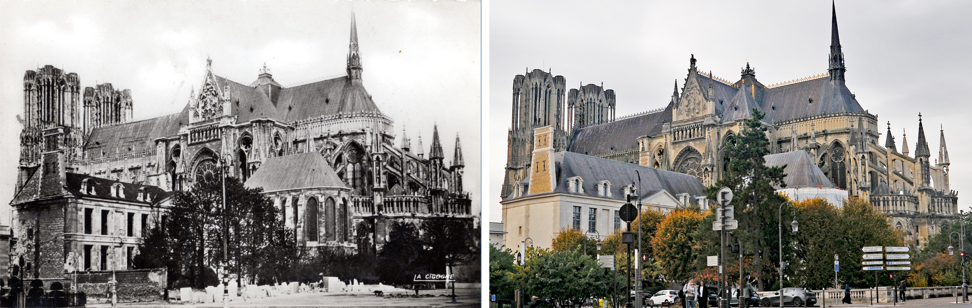 La cathédrale, le Palais du Tau et sa chapelle