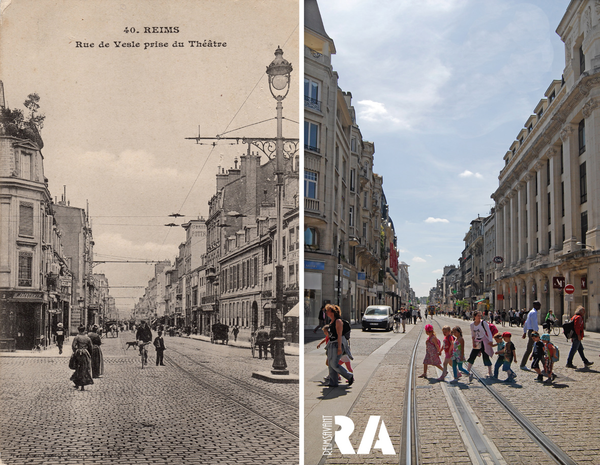 La rue de Vesle