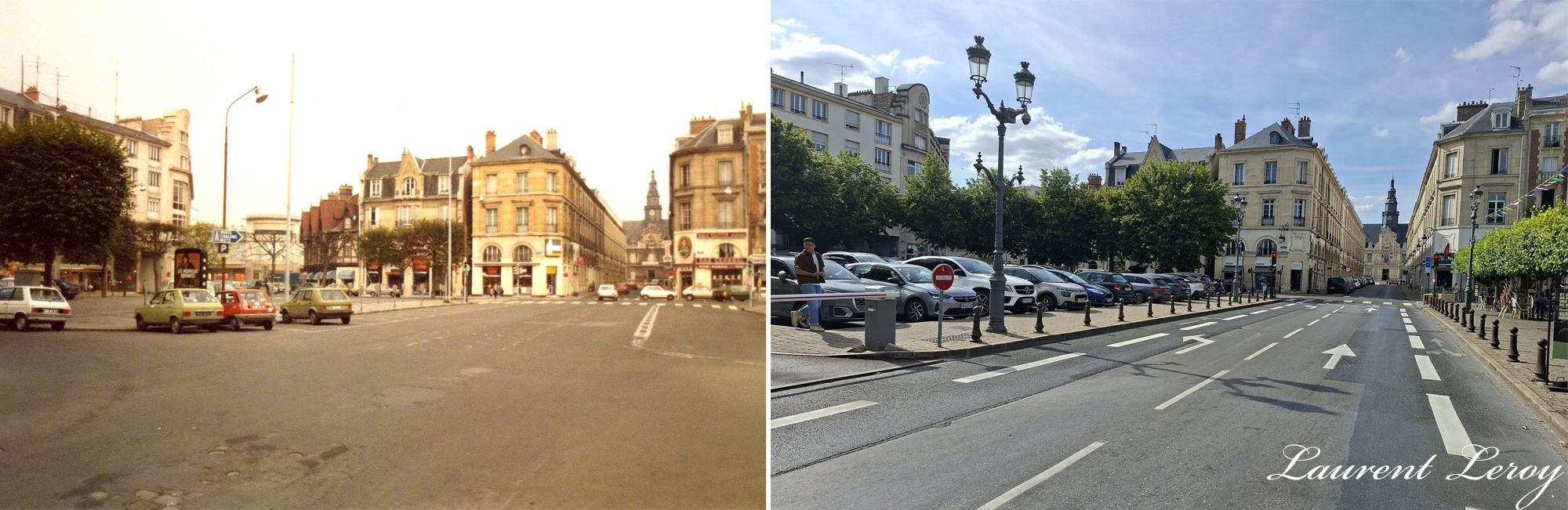 Place du Forum en arrivant de la rue Colbert